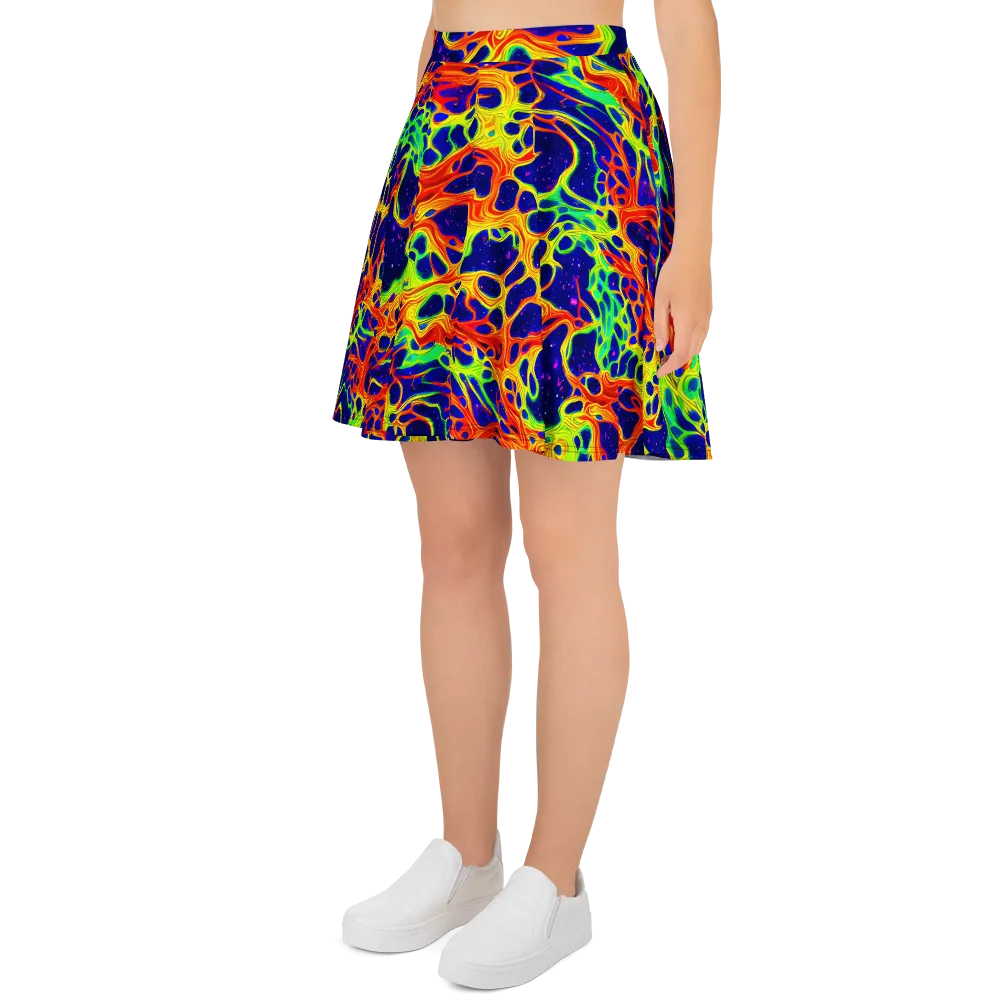 Radiant Organism on Skater Skirt — Left