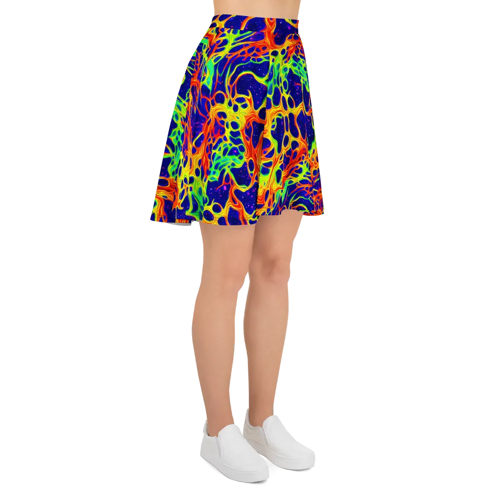 Radiant Organism on Skater Skirt — Right
