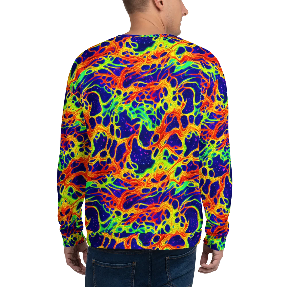 Radiant Organism on Sweatshirt — Back