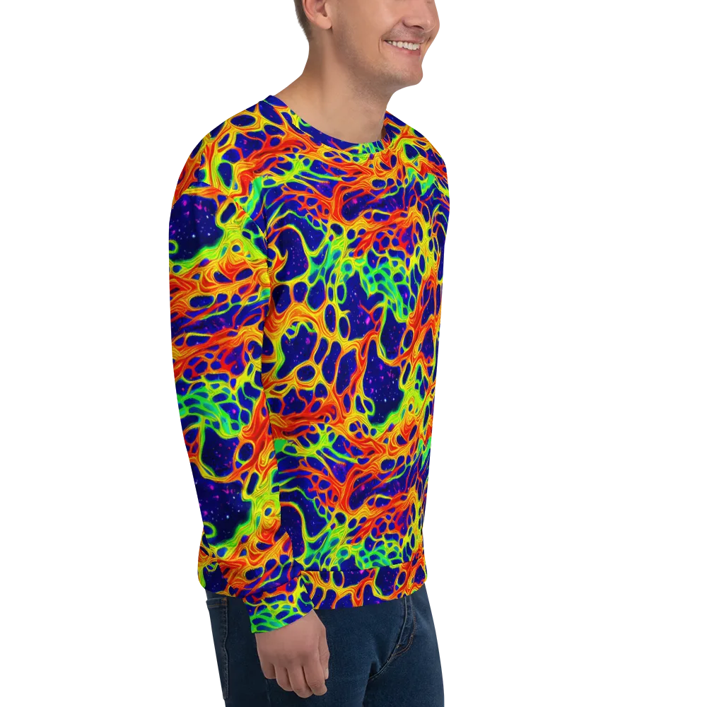 Radiant Organism on Sweatshirt — Right Front