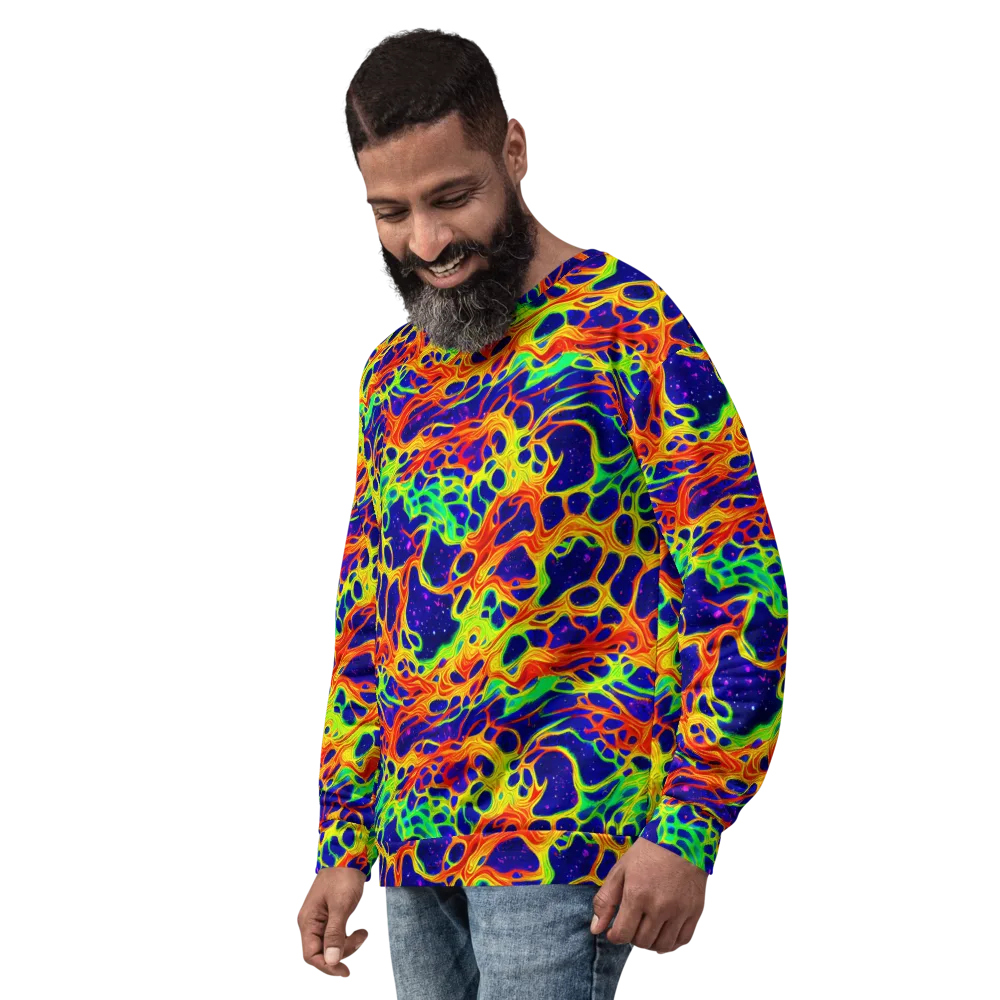 Radiant Organism on Sweatshirt — Left Front