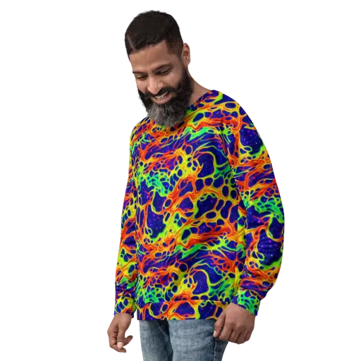 Radiant Organism on a Sweatshirt