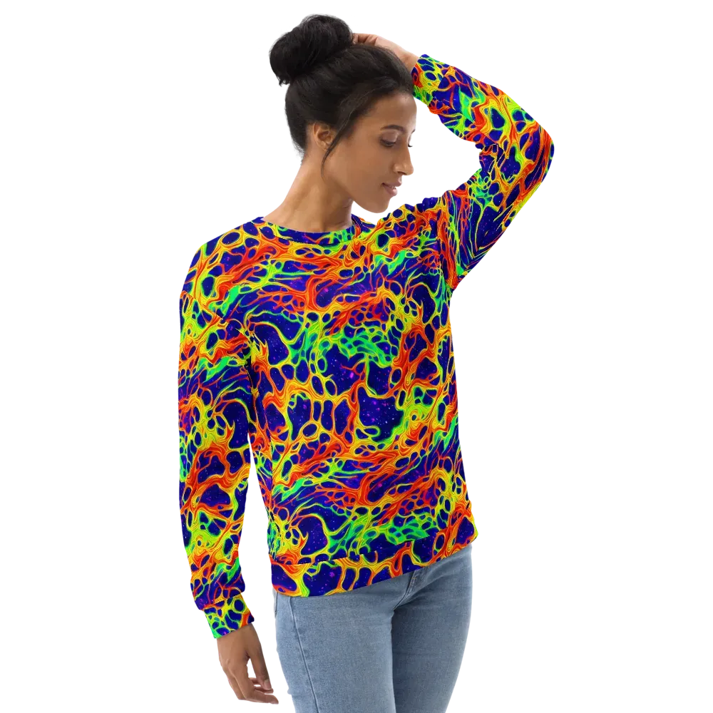 Radiant Organism on Sweatshirt — Right Front