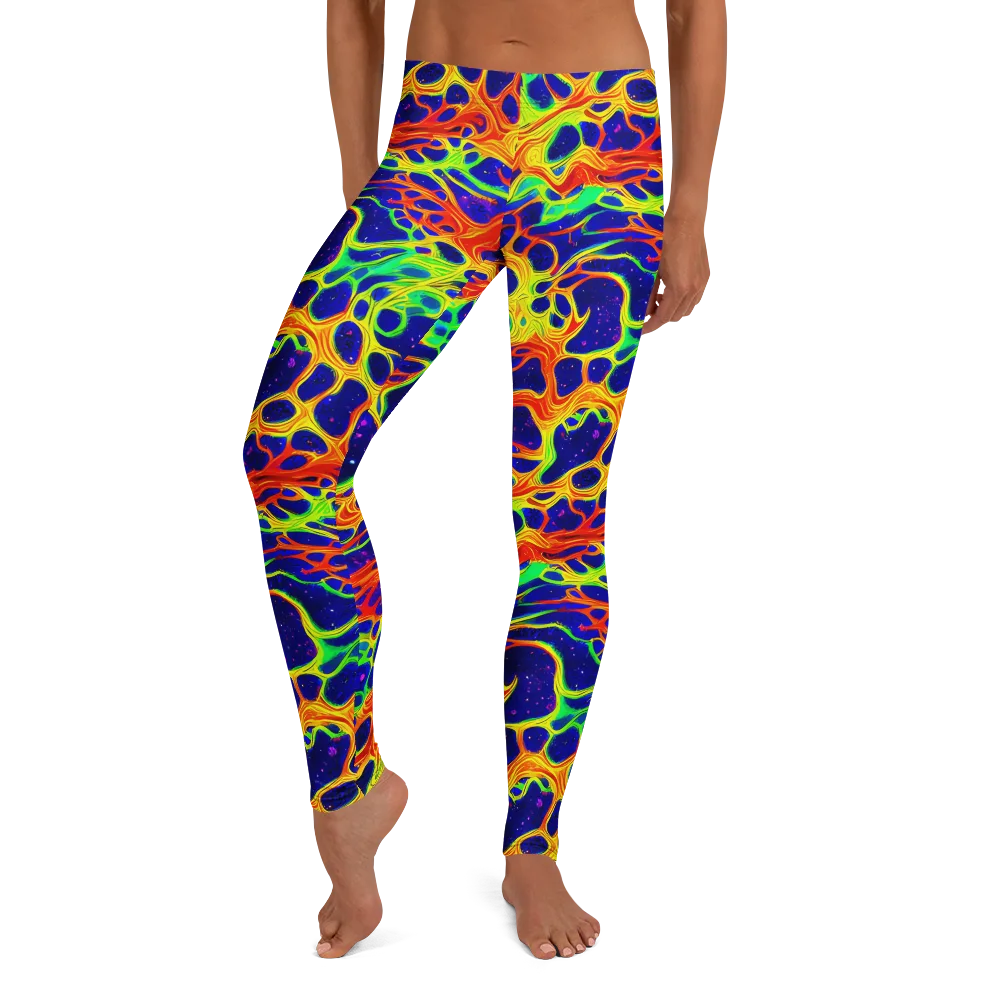 Radiant Organism on Leggings — Front