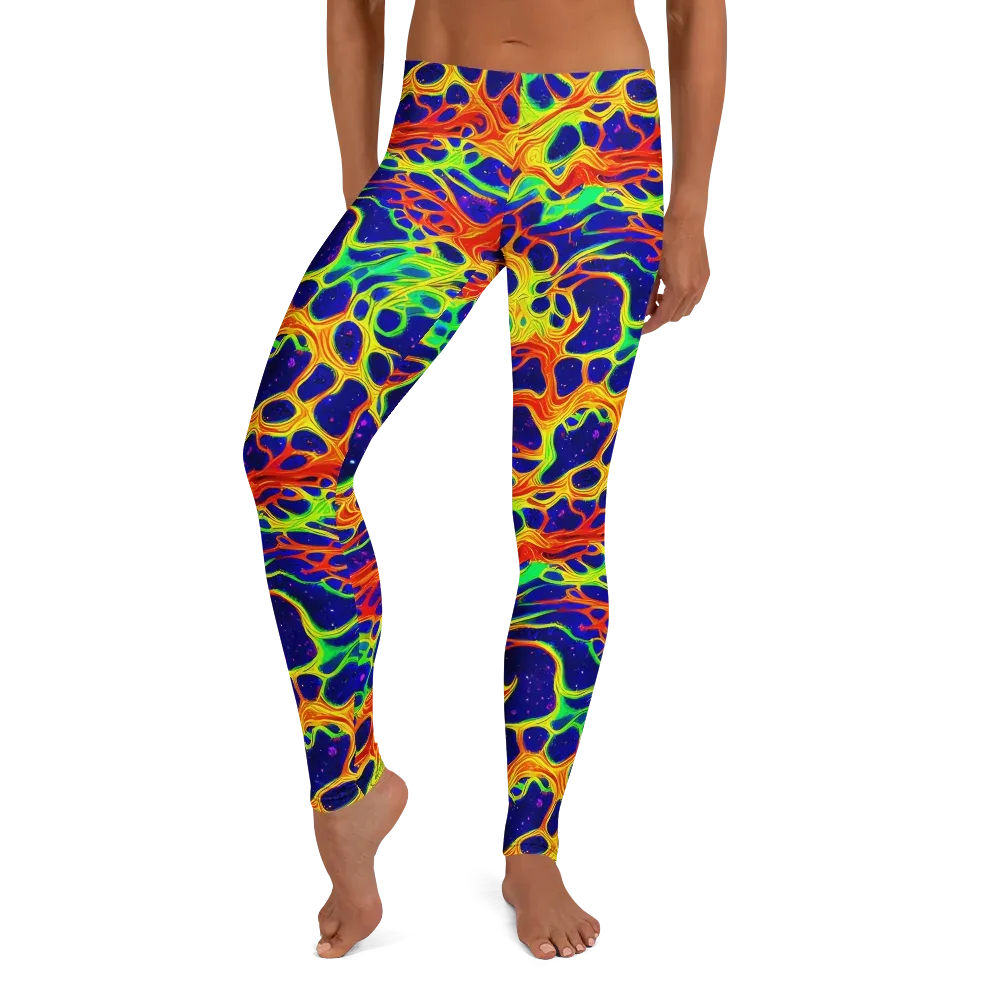 Radiant Organism on Leggings — Front