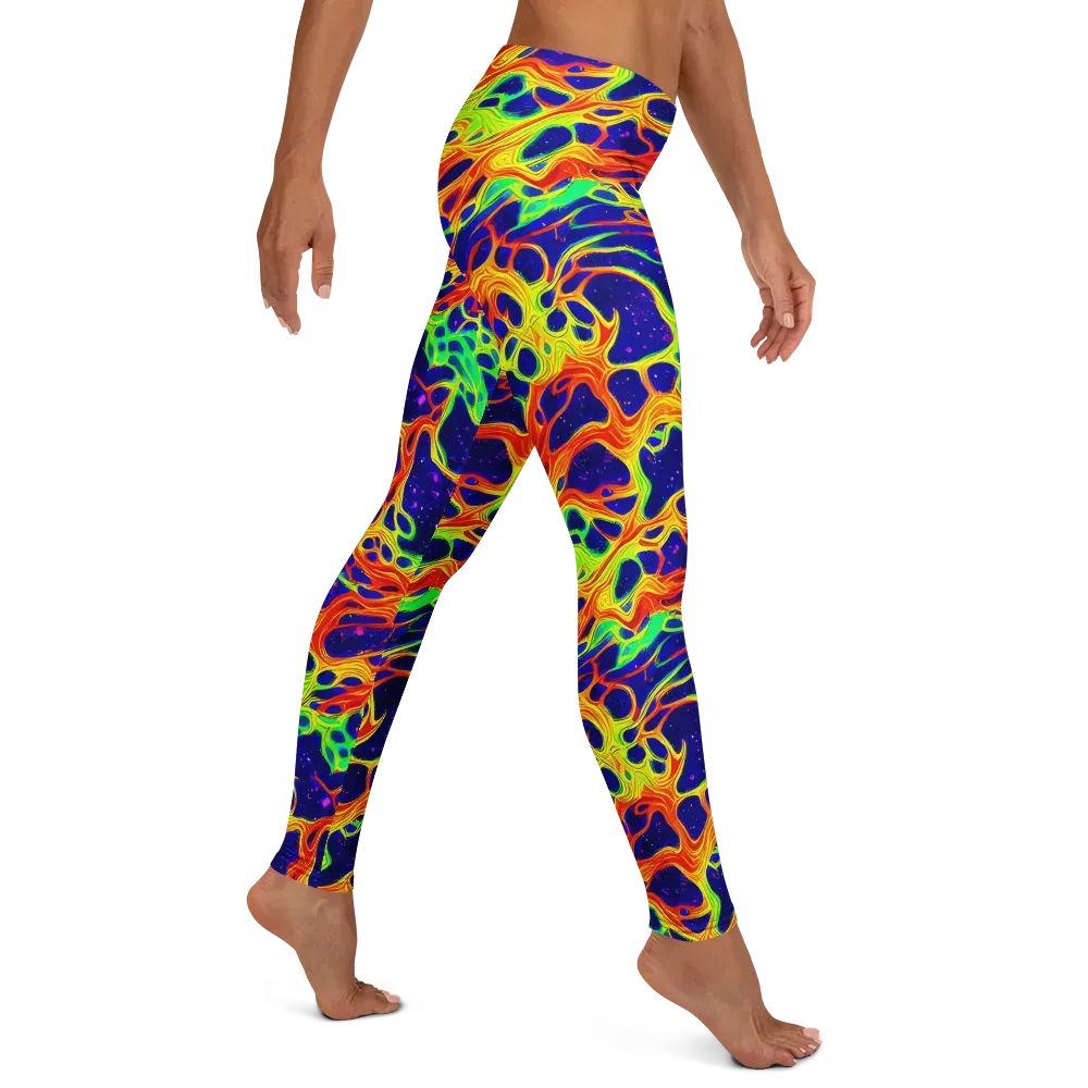 Radiant Organism on Leggings — Right