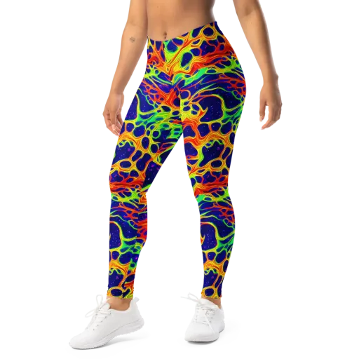 Radiant Organism on a Leggings