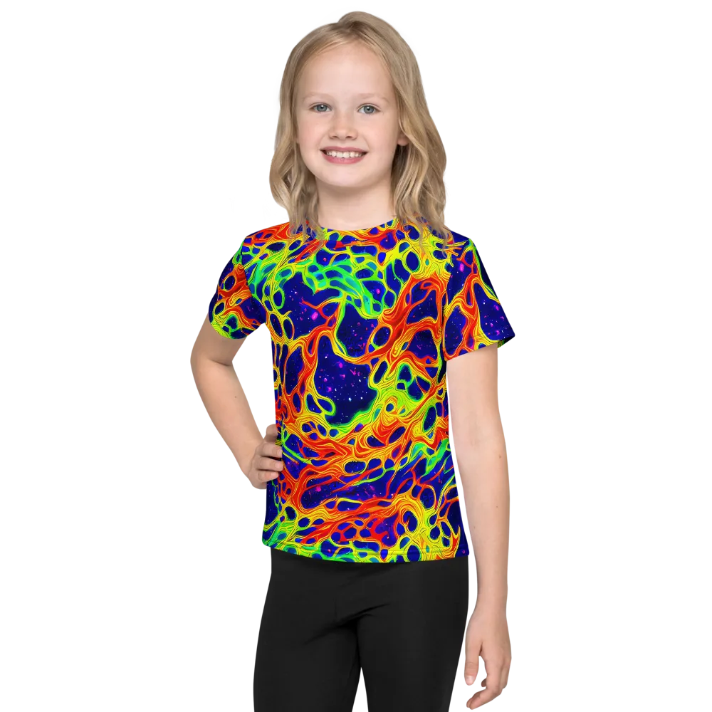 Radiant Organism on Kids Crew Neck T-Shirt — Front