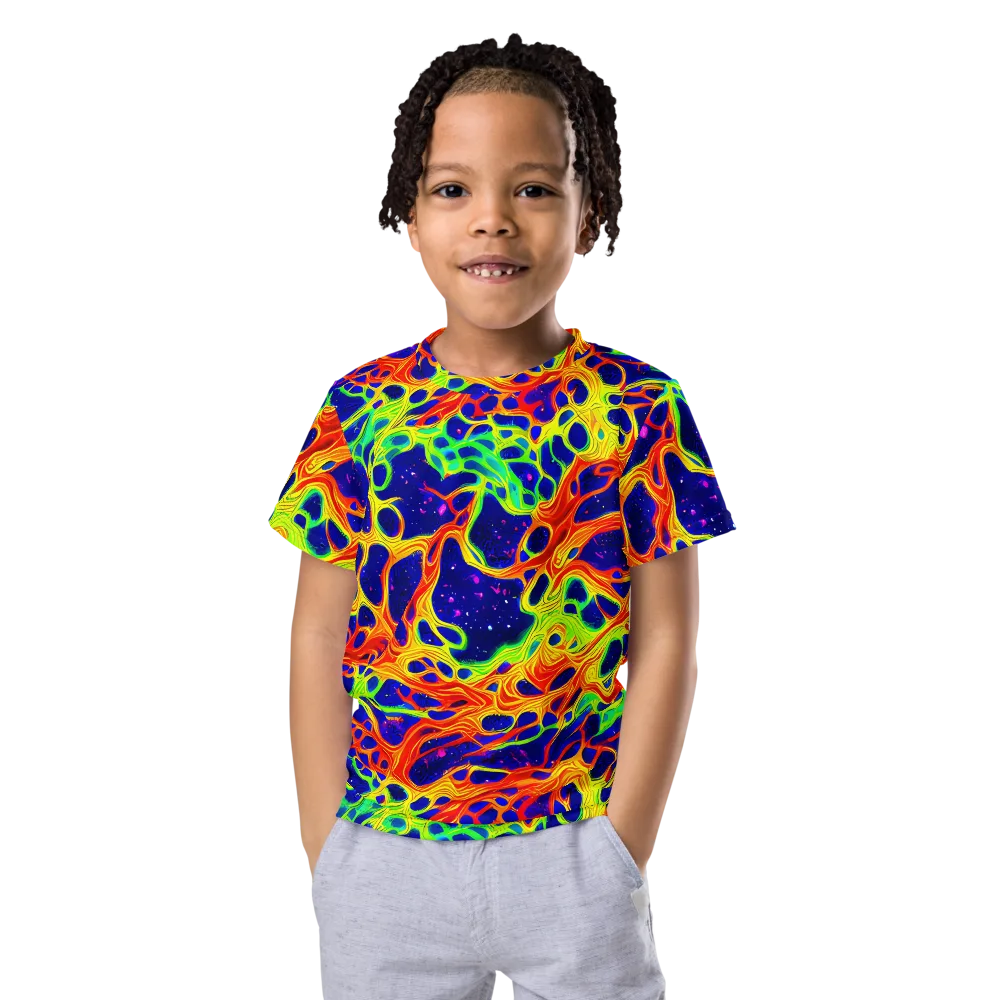 Radiant Organism on Kids Crew Neck T-Shirt — Front