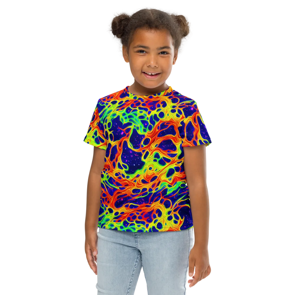 Radiant Organism on Kids Crew Neck T-Shirt — Front