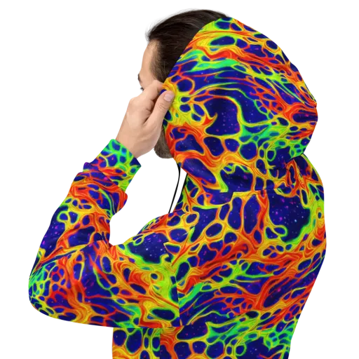 Radiant Organism on a Hoodie
