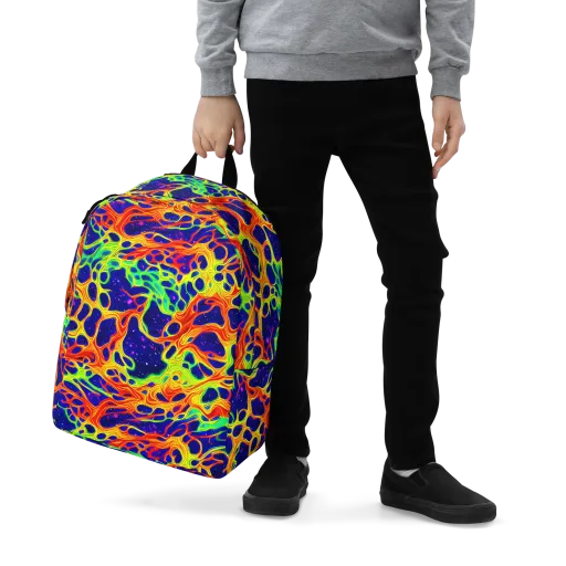 Radiant Organism on a Minimalist Backpack