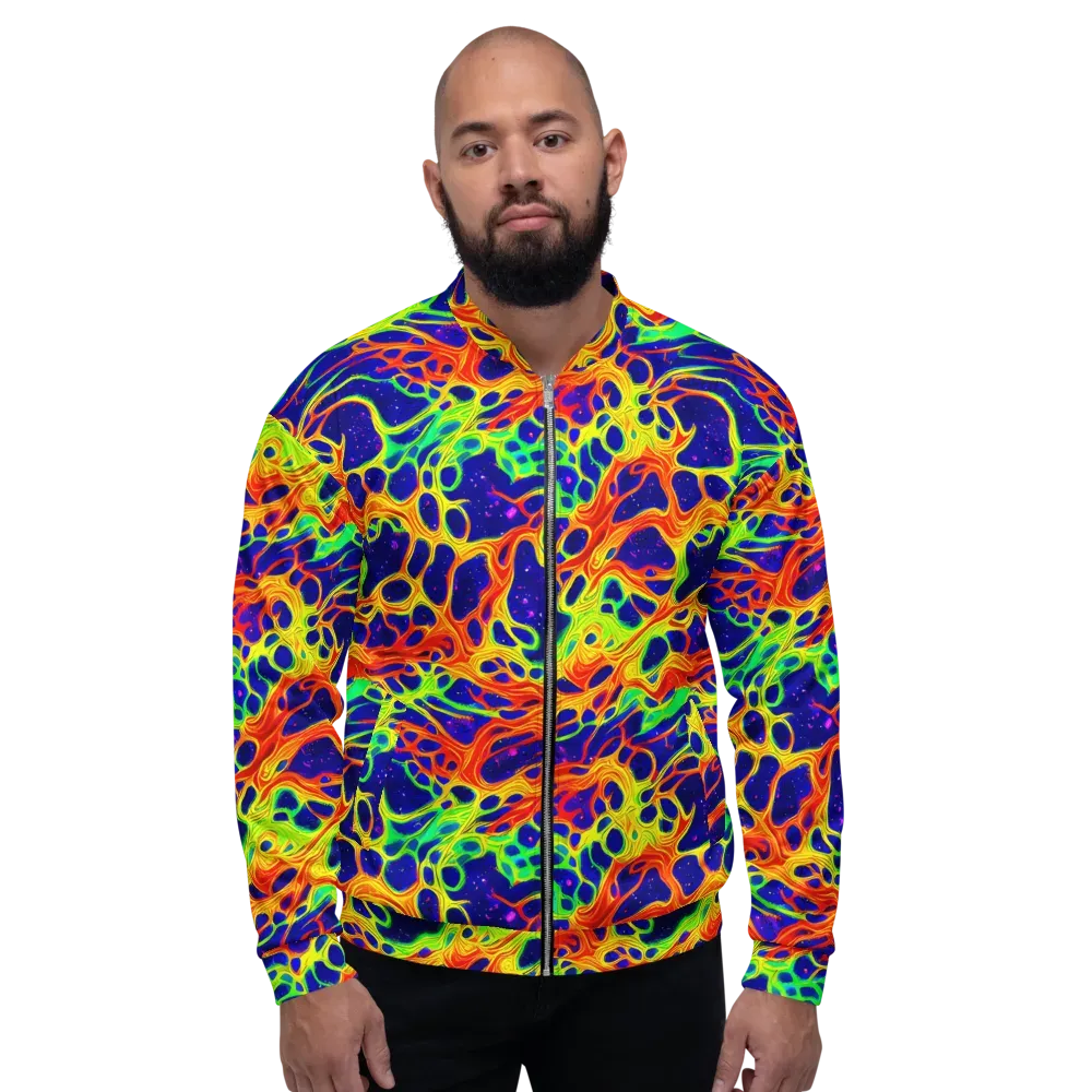 Radiant Organism on Bomber Jacket — Front