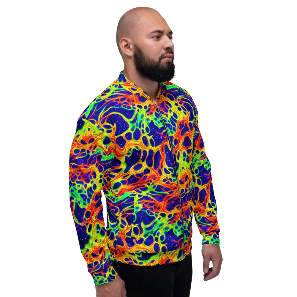 Radiant Organism on Bomber Jacket — Right