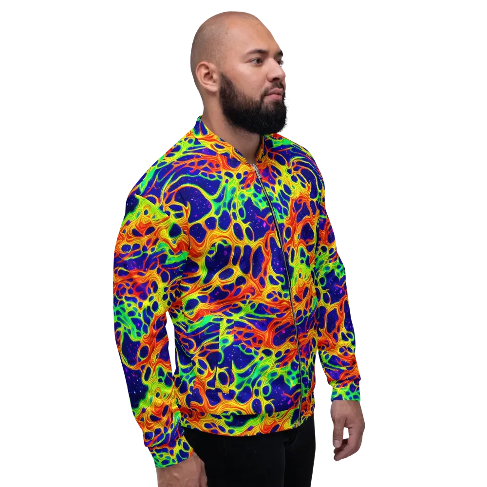 Radiant Organism on Bomber Jacket — Right