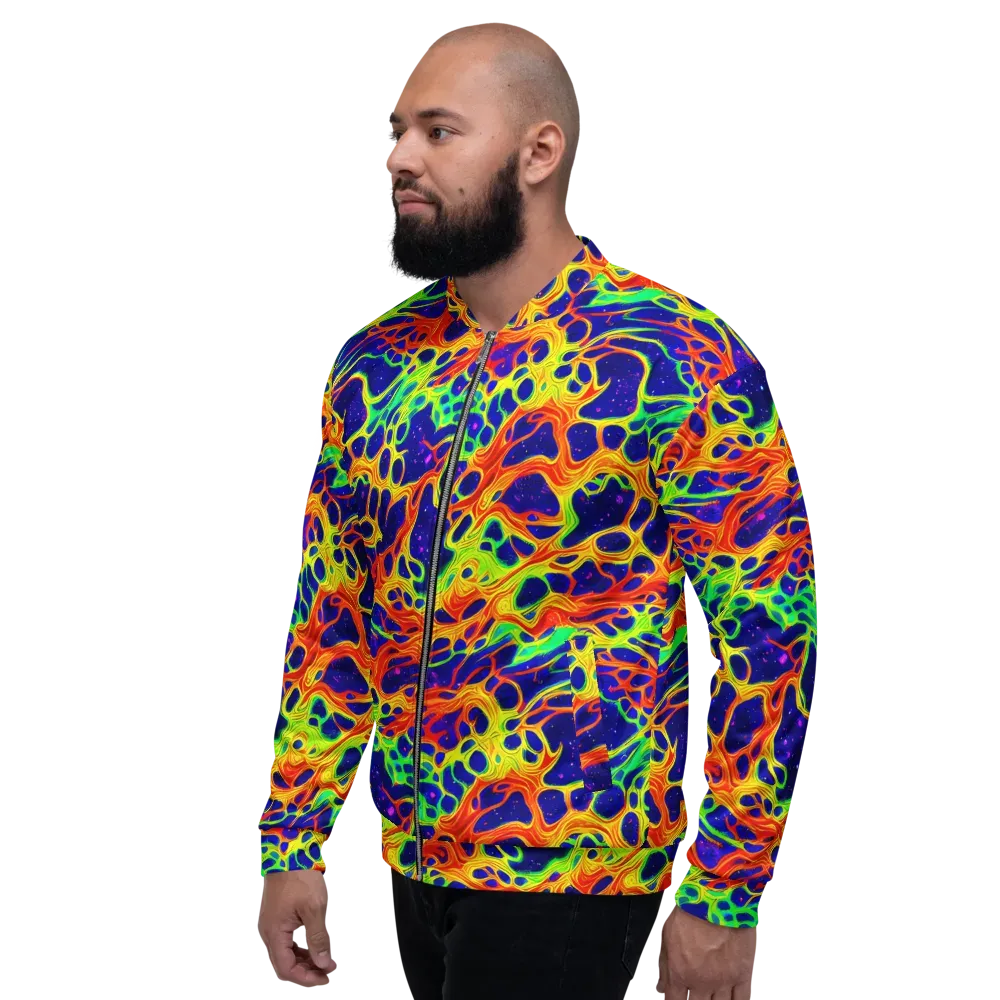 Radiant Organism on Bomber Jacket — Left