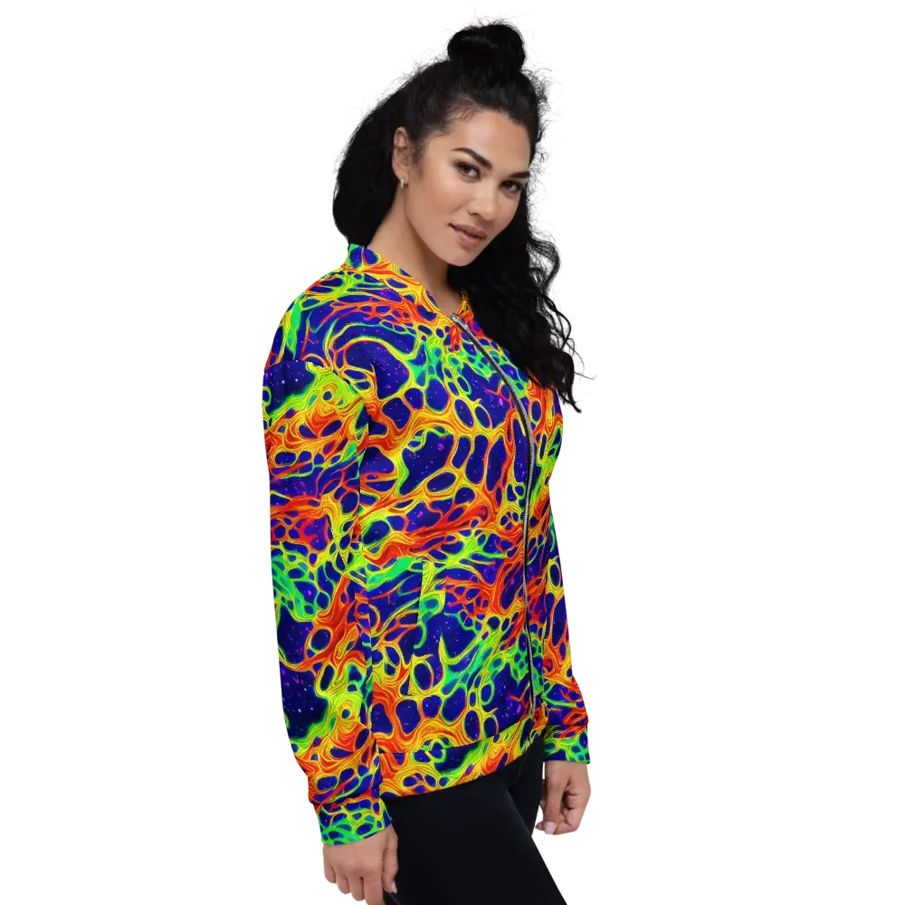 Radiant Organism on Bomber Jacket — Right