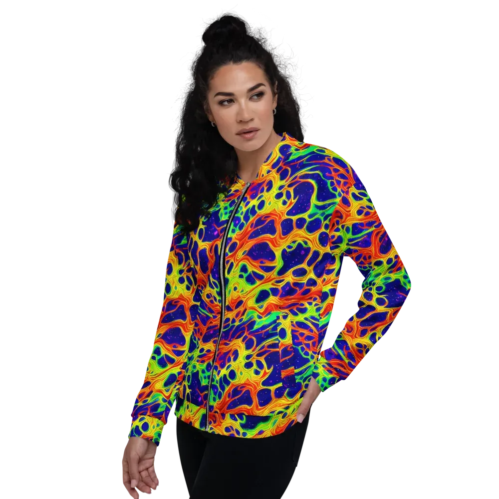 Radiant Organism on Bomber Jacket — Left