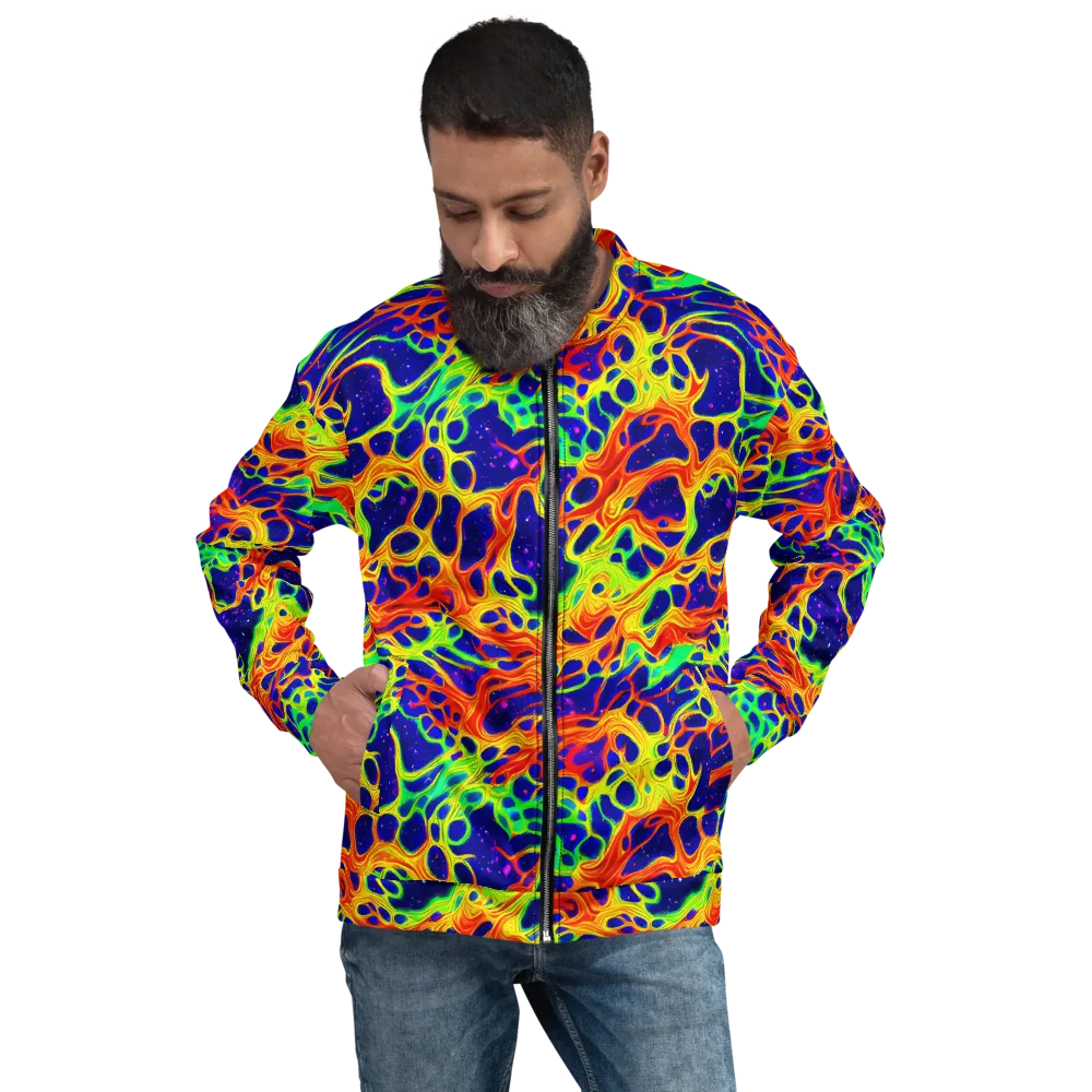 Radiant Organism on Bomber Jacket — Front