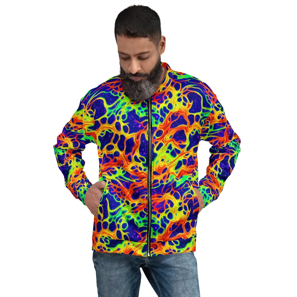 Radiant Organism on Bomber Jacket — Front