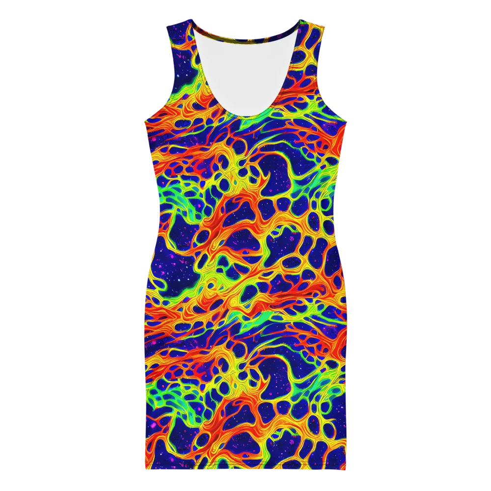 Radiant Organism on Bodycon Dress — Front