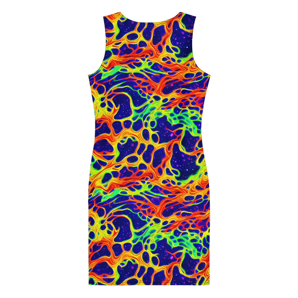 Radiant Organism on Bodycon Dress — Back