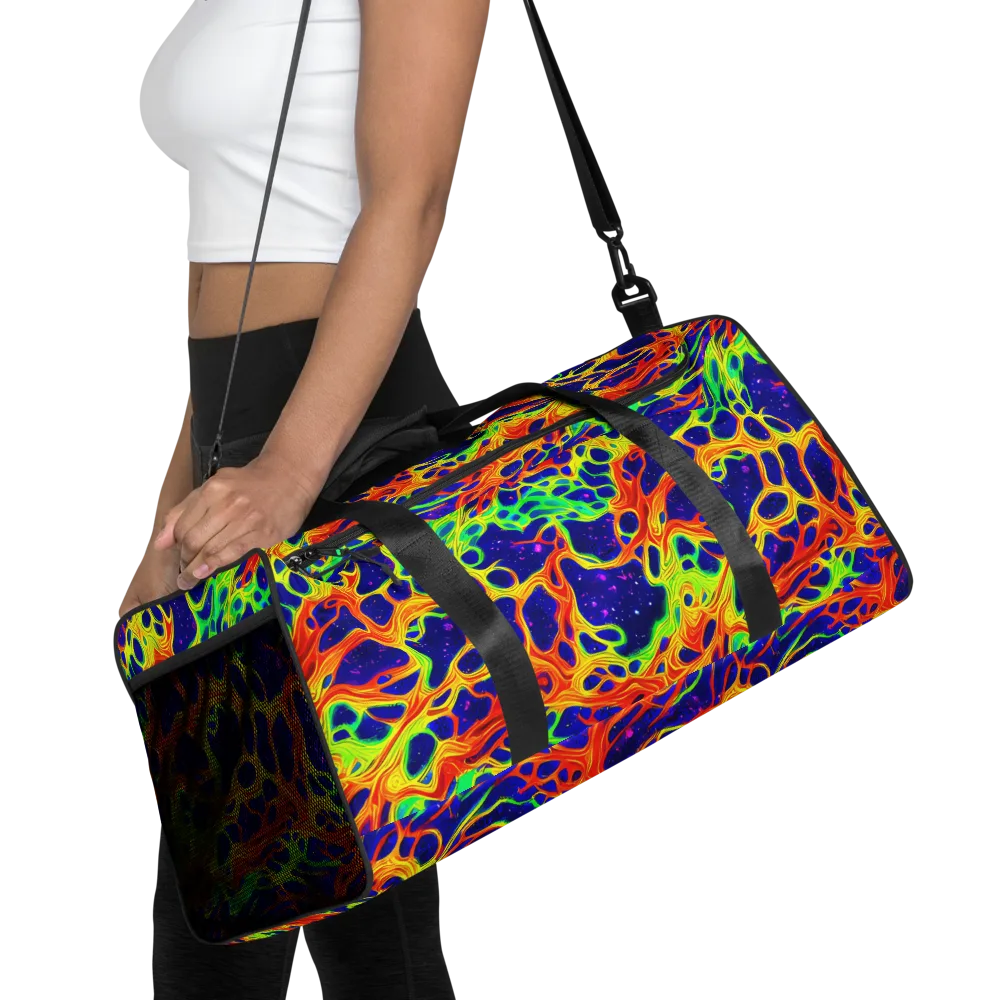 Radiant Organism on Duffle Bag — Front