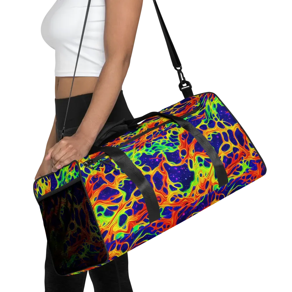 Radiant Organism on Duffle Bag — Front
