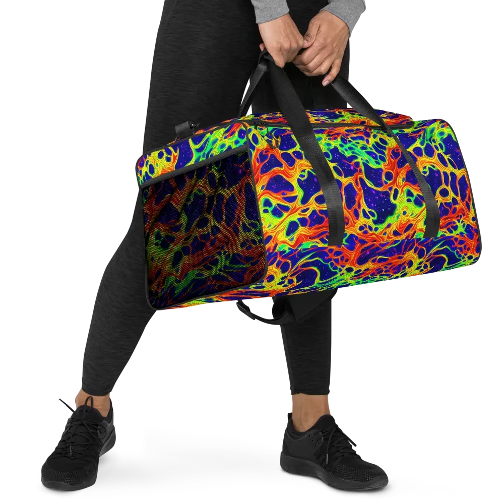 Radiant Organism on Duffle Bag — Right Front