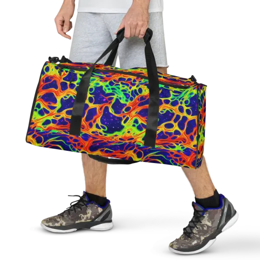 Radiant Organism on a Duffle Bag