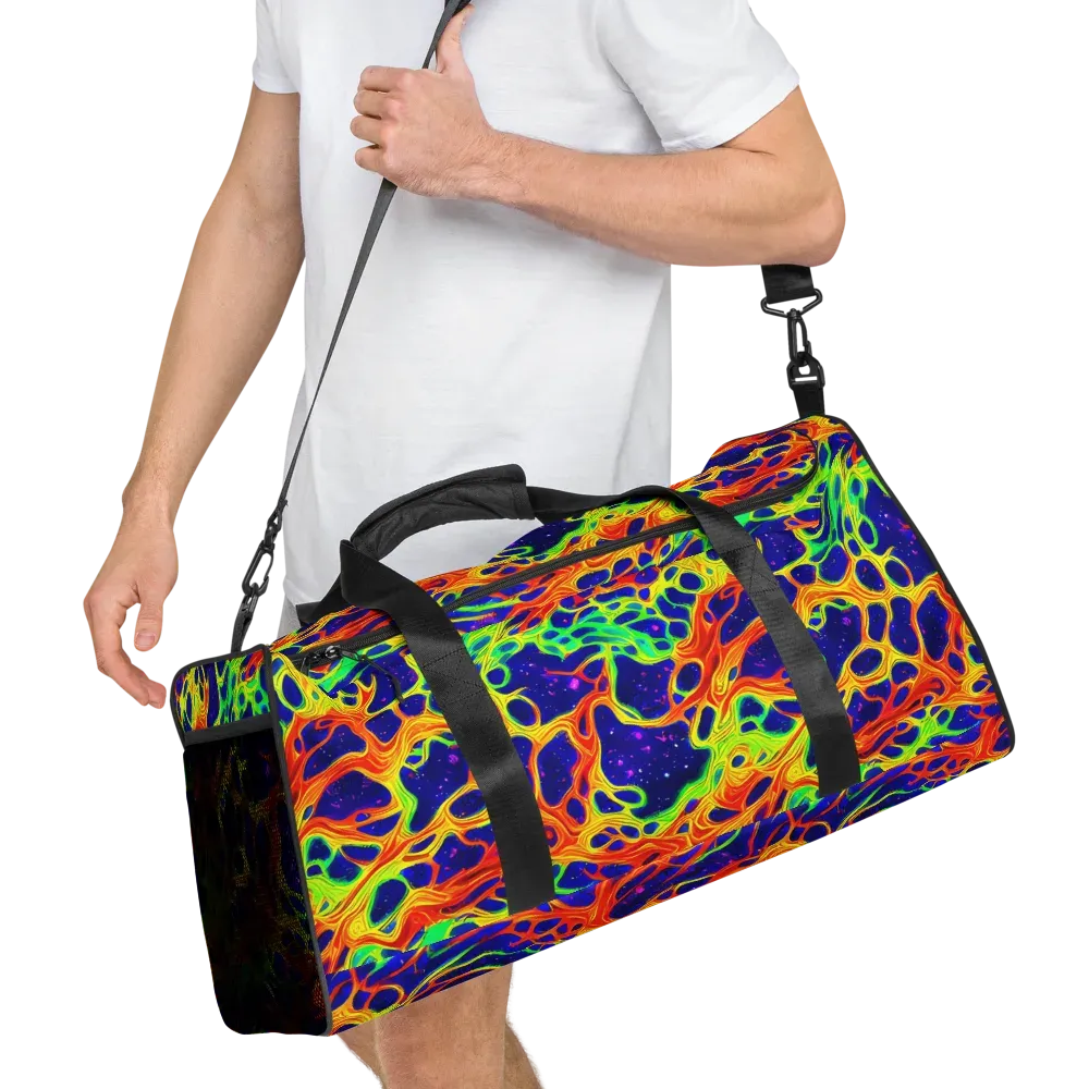 Radiant Organism on Duffle Bag — Right Front