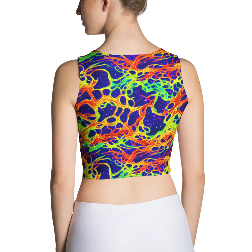Radiant Organism on Crop Top — Back