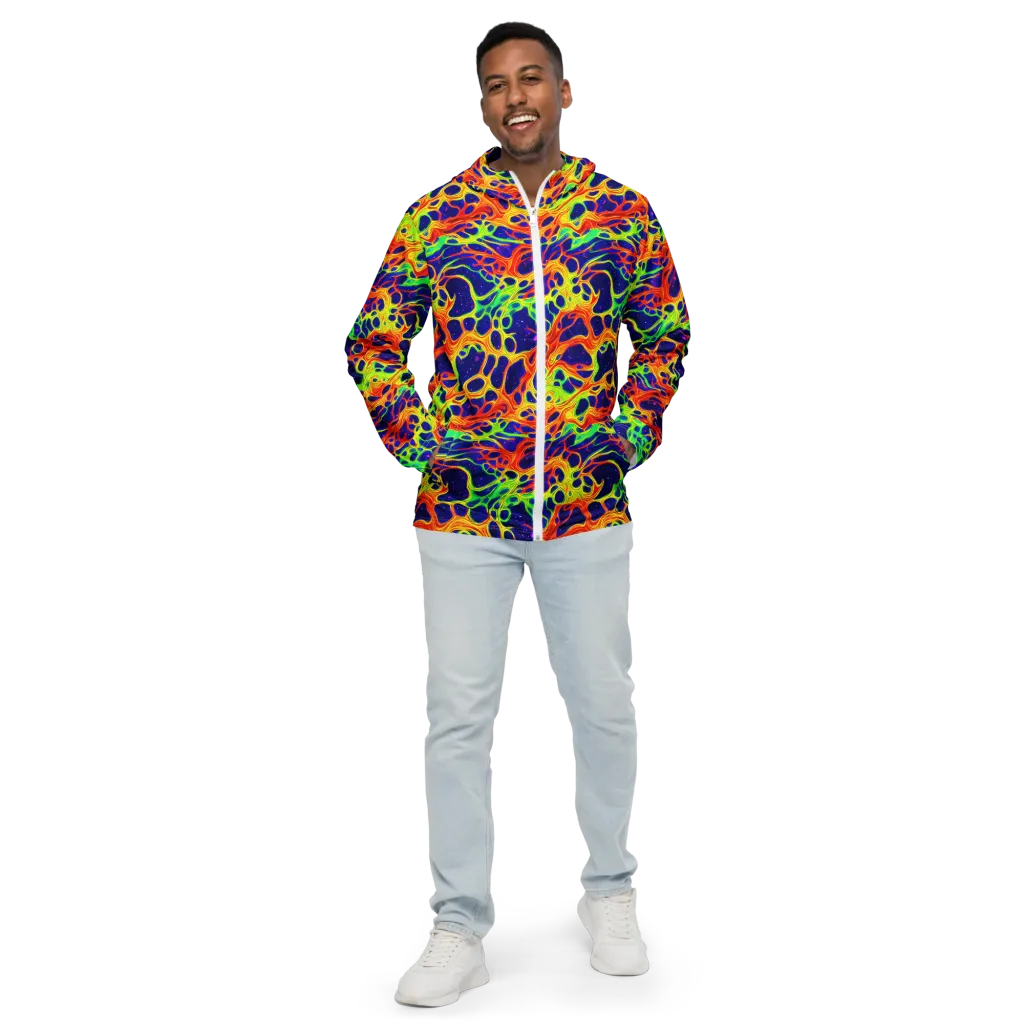 Radiant Organism on Men's Windbreaker — Front