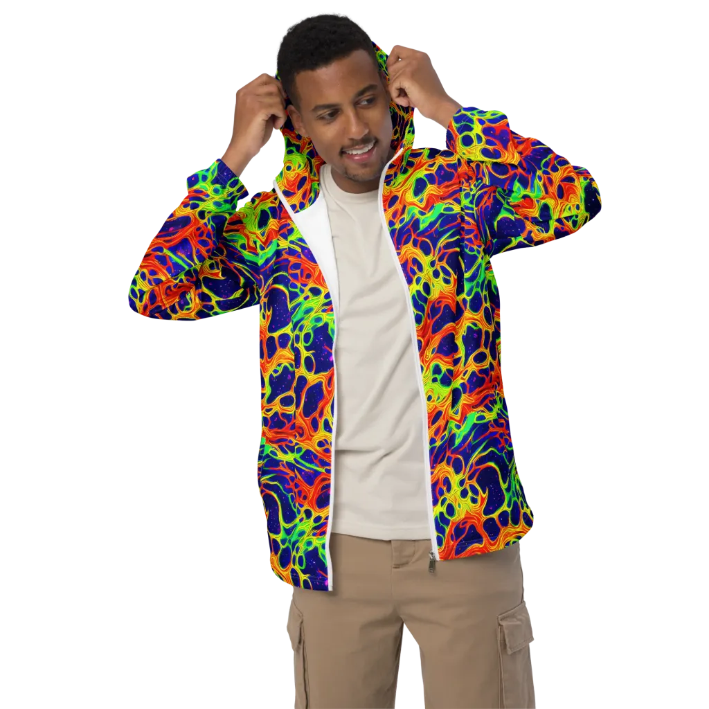 Radiant Organism on Men's Windbreaker — Front