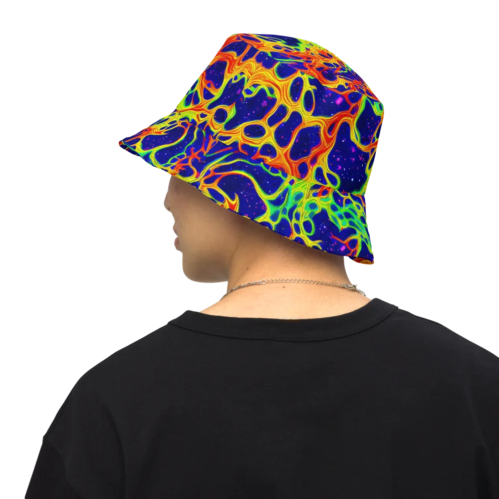 Radiant Organism on Reversible Bucket Hat — Back Inside