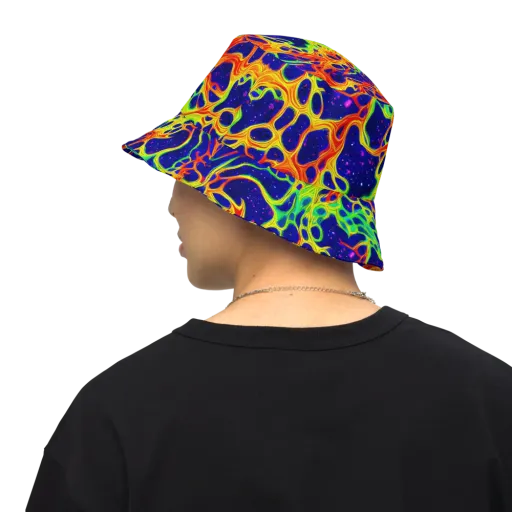 Radiant Organism on a Reversible Bucket Hat