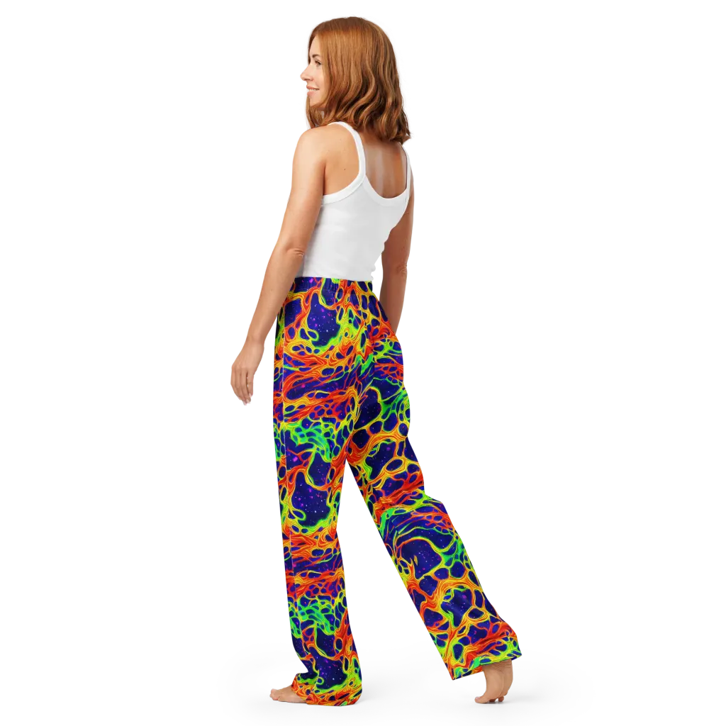 Radiant Organism on Women's Pajama Pants — Back