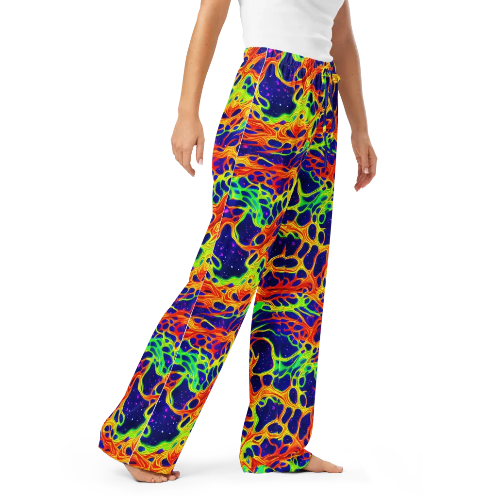 Radiant Organism on Women's Pajama Pants — Right Front