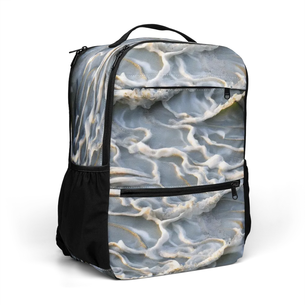 Frosted Tide on Utility Backpack — Right Front