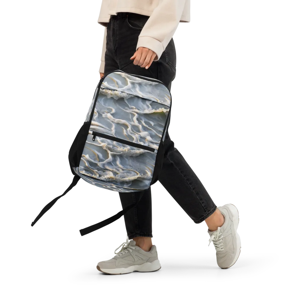 Frosted Tide on Utility Backpack — Front