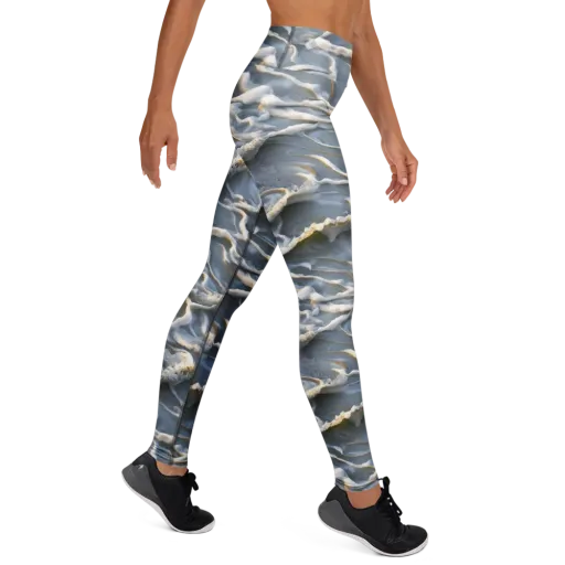 Frosted Tide on a Yoga Leggings