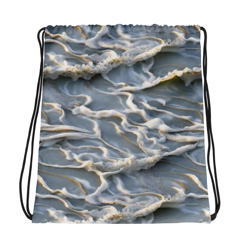 Frosted Tide on Drawstring Bag — Photo