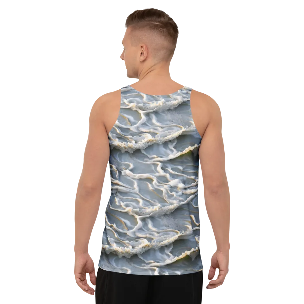 Frosted Tide on Men's Tank Top — Back