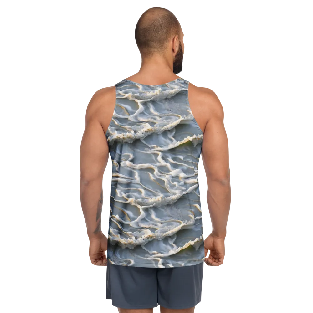 Frosted Tide on Men's Tank Top — Back
