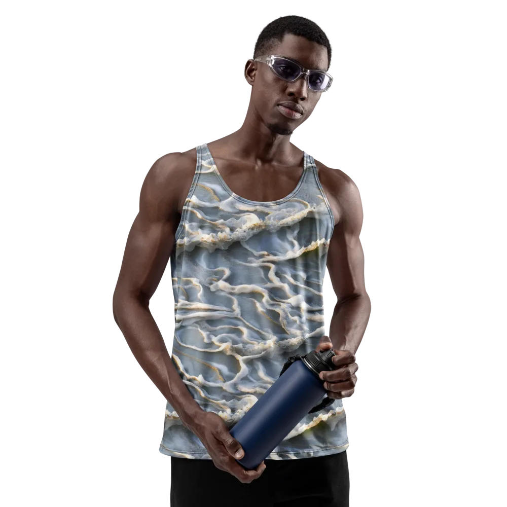 Frosted Tide on Men's Tank Top — Front