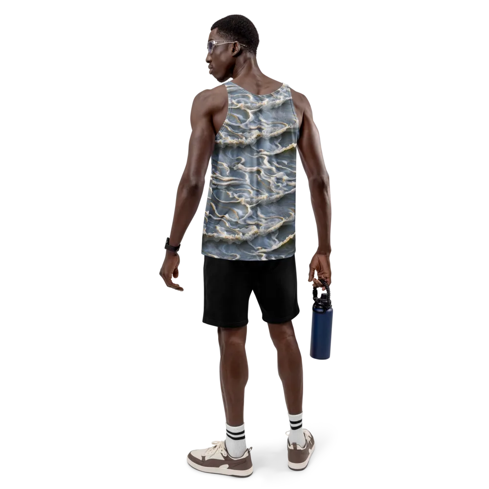 Frosted Tide on Men's Tank Top — Back