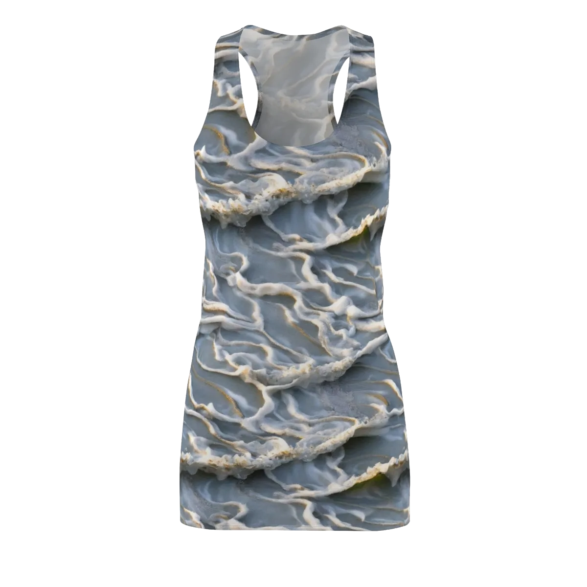 Frosted Tide on Racerback Dress — Front
