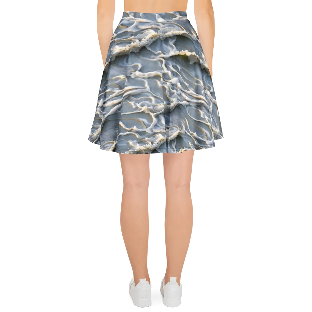 Frosted Tide on Skater Skirt — Back