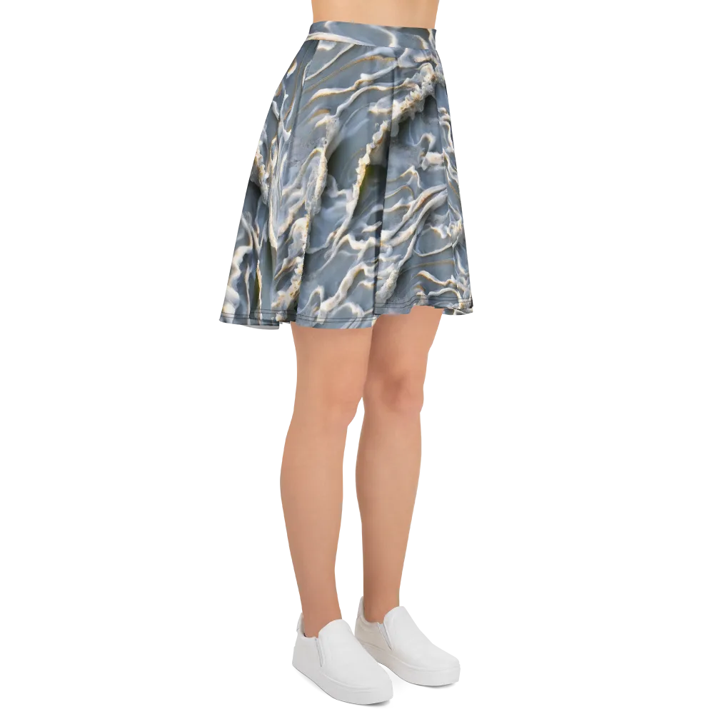 Frosted Tide on Skater Skirt — Right