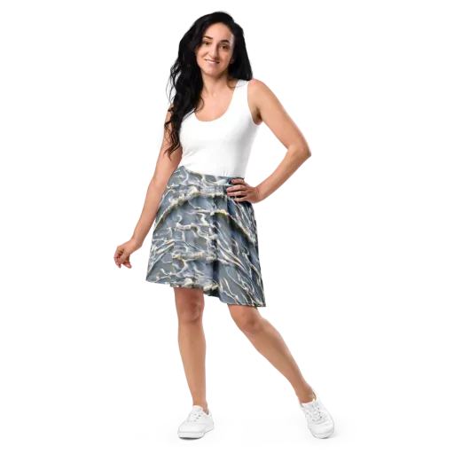 Frosted Tide on a Skater Skirt